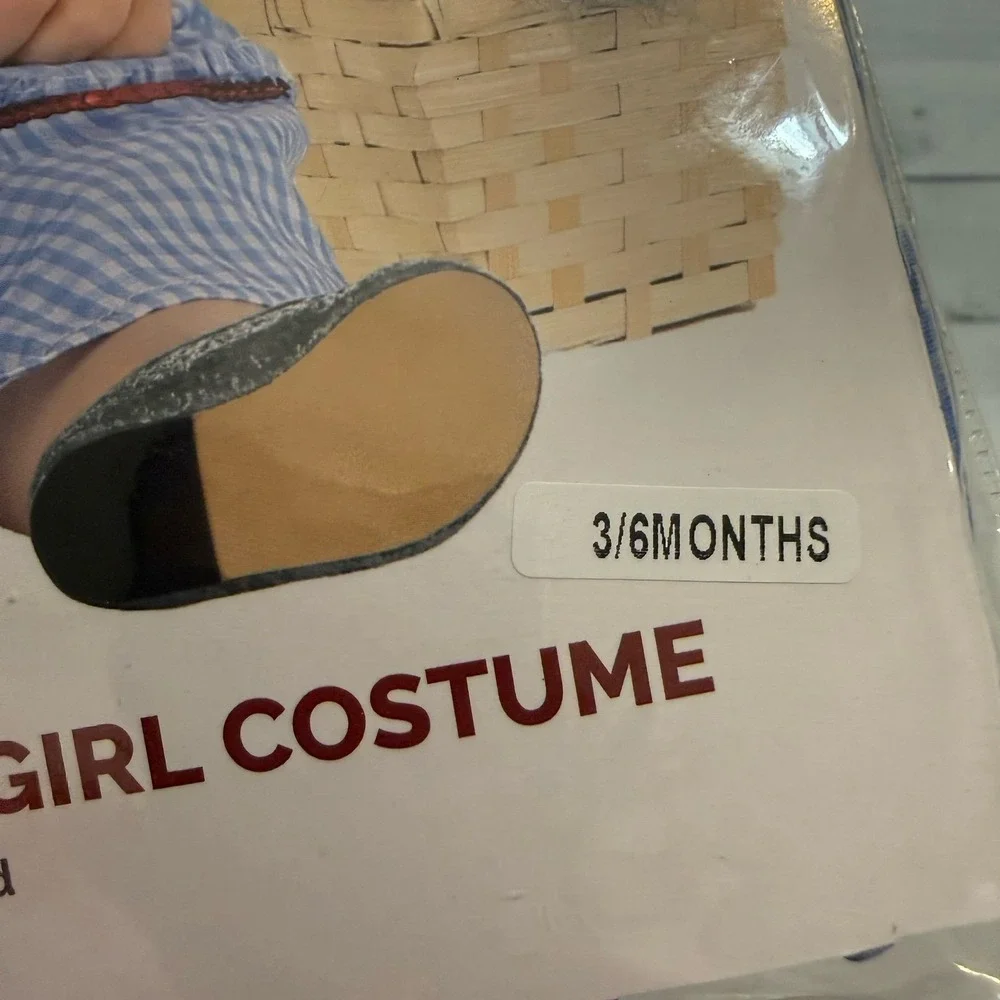 Halloween Costumes baby Kansas girl‎ Dorothy wizard of oz costume 3-6 months